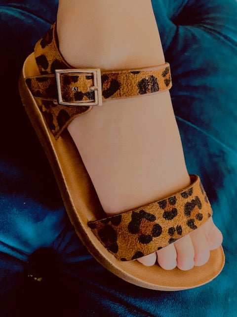 Leopard Sandal
